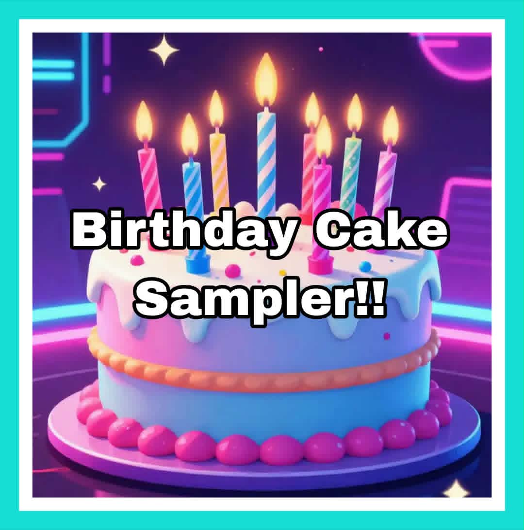 Birthday Cake Sampler!!! (Wax Melts Pre-Order)