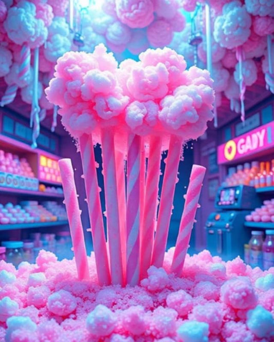 Cotton Candy Rock Candy! (Wax Melts RTS)