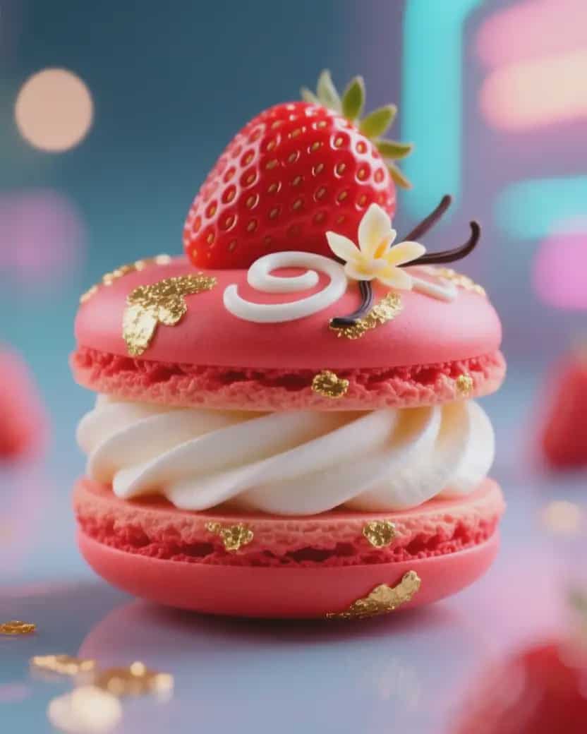 Strawberry Macaron & Vanilla Whip! (Wax Melts "RTS")