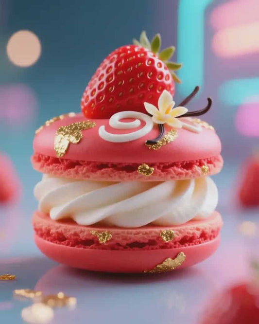 Strawberry Macaron & Vanilla Whip! (Wax Melts "RTS")