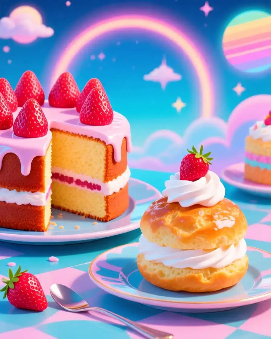 Strawberry Pound Cake Cream Puff! (Wax Melts and Bath & Body Pre-Order)