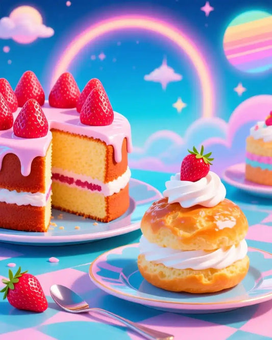 Strawberry Pound Cake Cream Puff! (Wax Melts and Bath & Body Pre-Order)