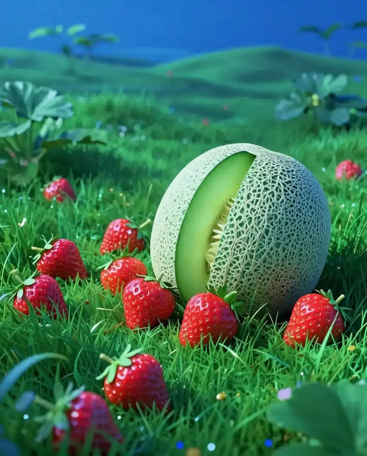 Strawberries and Honeydew in the Grass! (Wax Melts and Bath & Body Pre-Order)