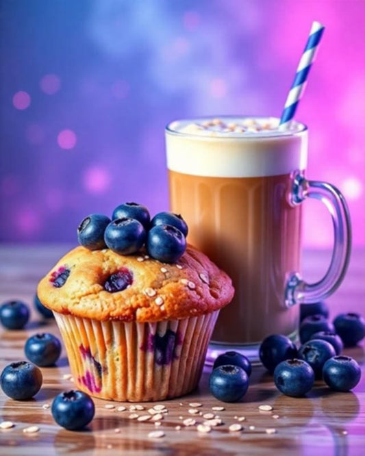 Blueberry Oatmilk Latte! (Wax Melts RTS)
